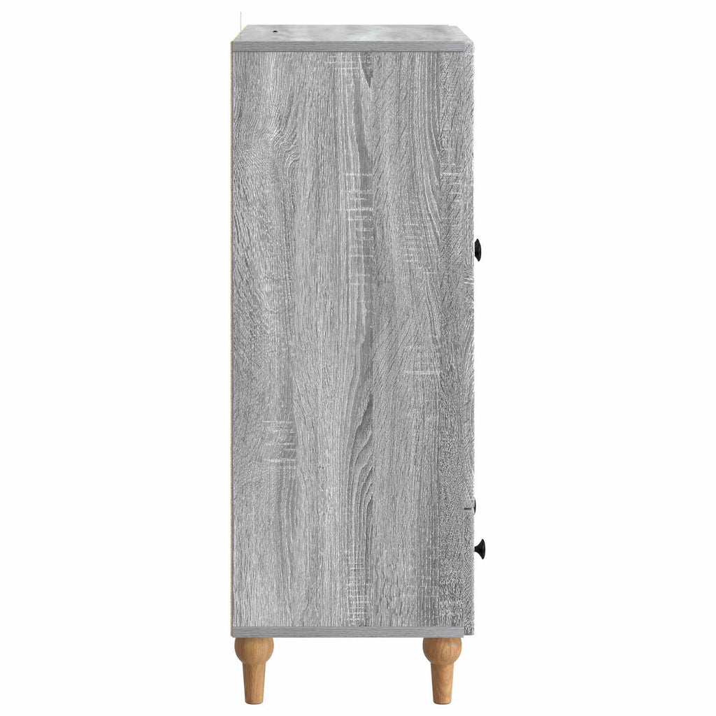 Sideboard Graues Sonoma 66 x 34,5 x 95 cm Holzwerkstoff