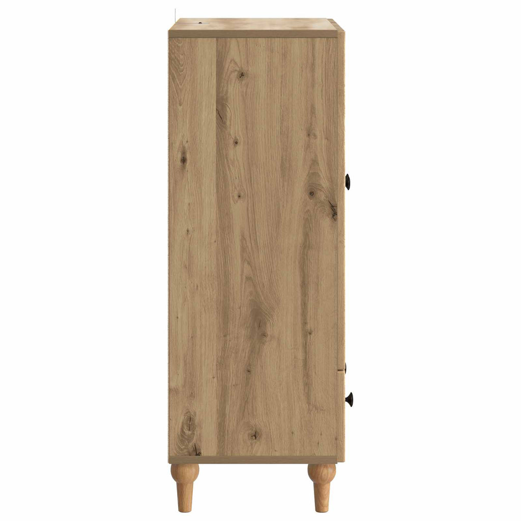 Sideboard Artisan-Eiche 66 x 34,5 x 95 cm Holzwerkstoff