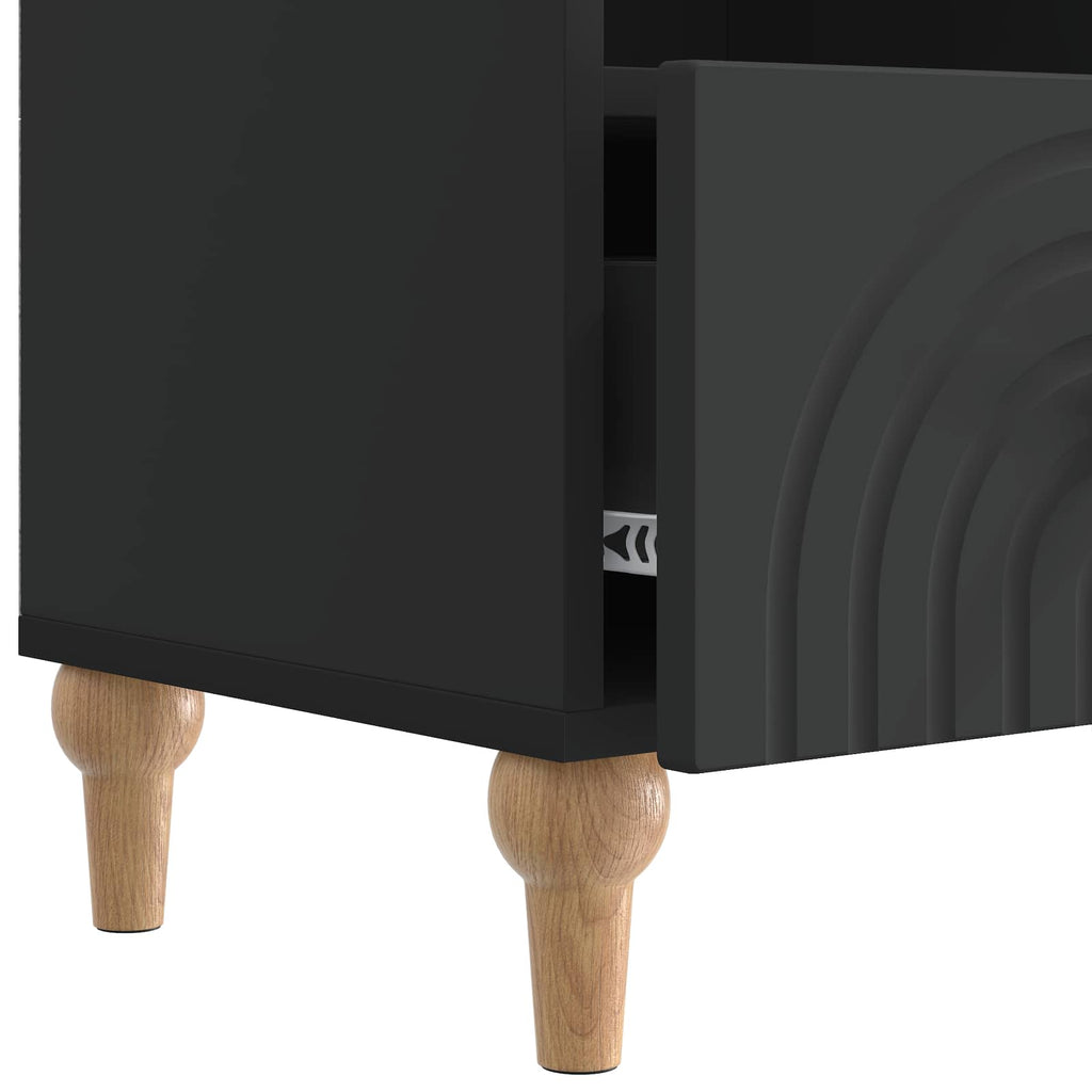 TV-Schränk Schwarz 102 x 34,5 x 50 cm Holzwerkstoff