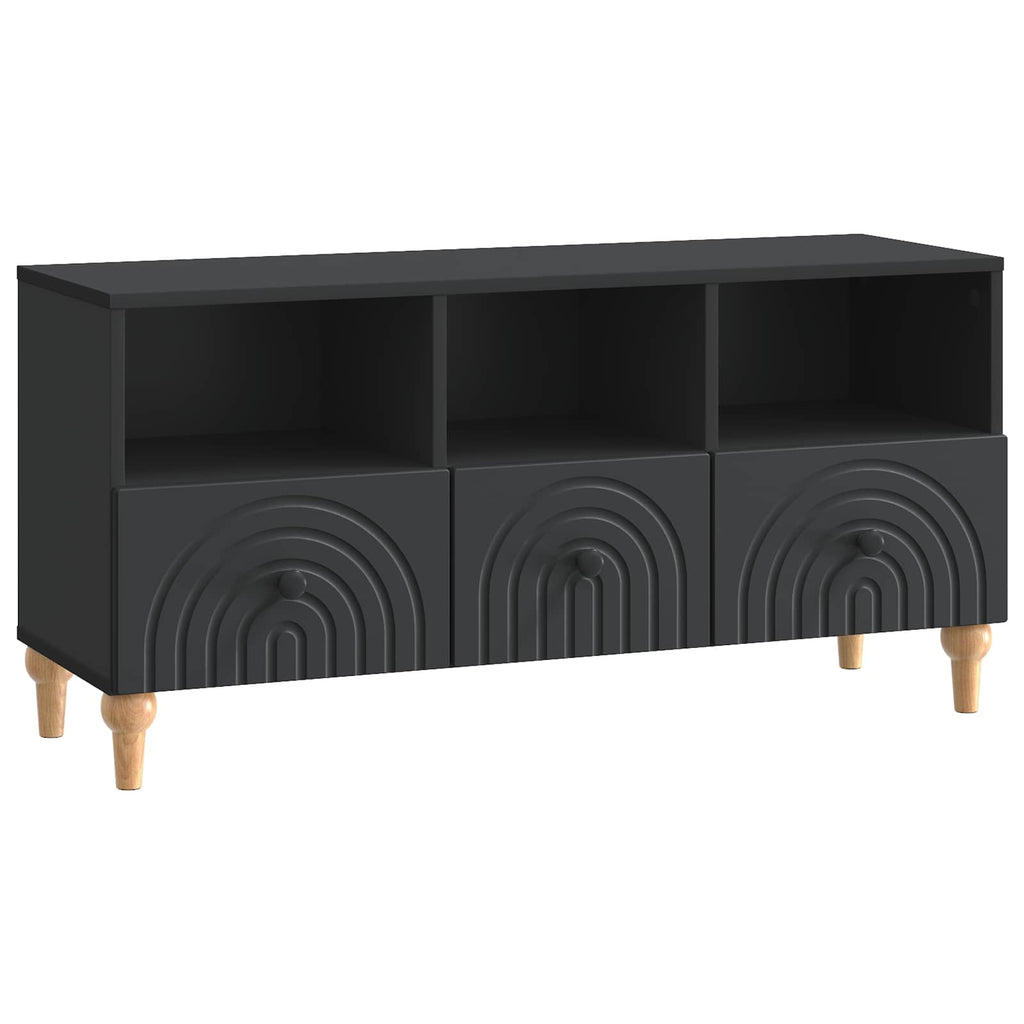 TV-Schränk Schwarz 102 x 34,5 x 50 cm Holzwerkstoff