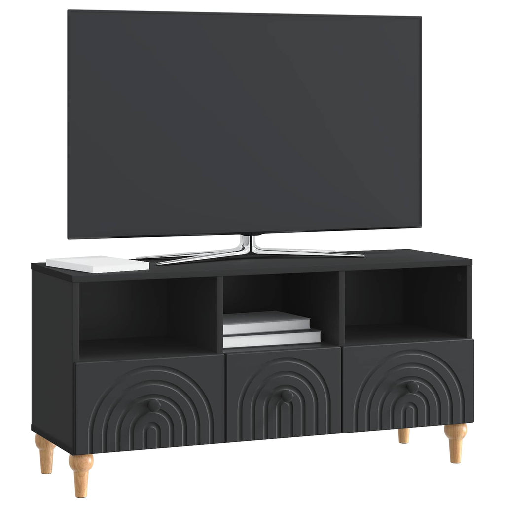 TV-Schränk Schwarz 102 x 34,5 x 50 cm Holzwerkstoff
