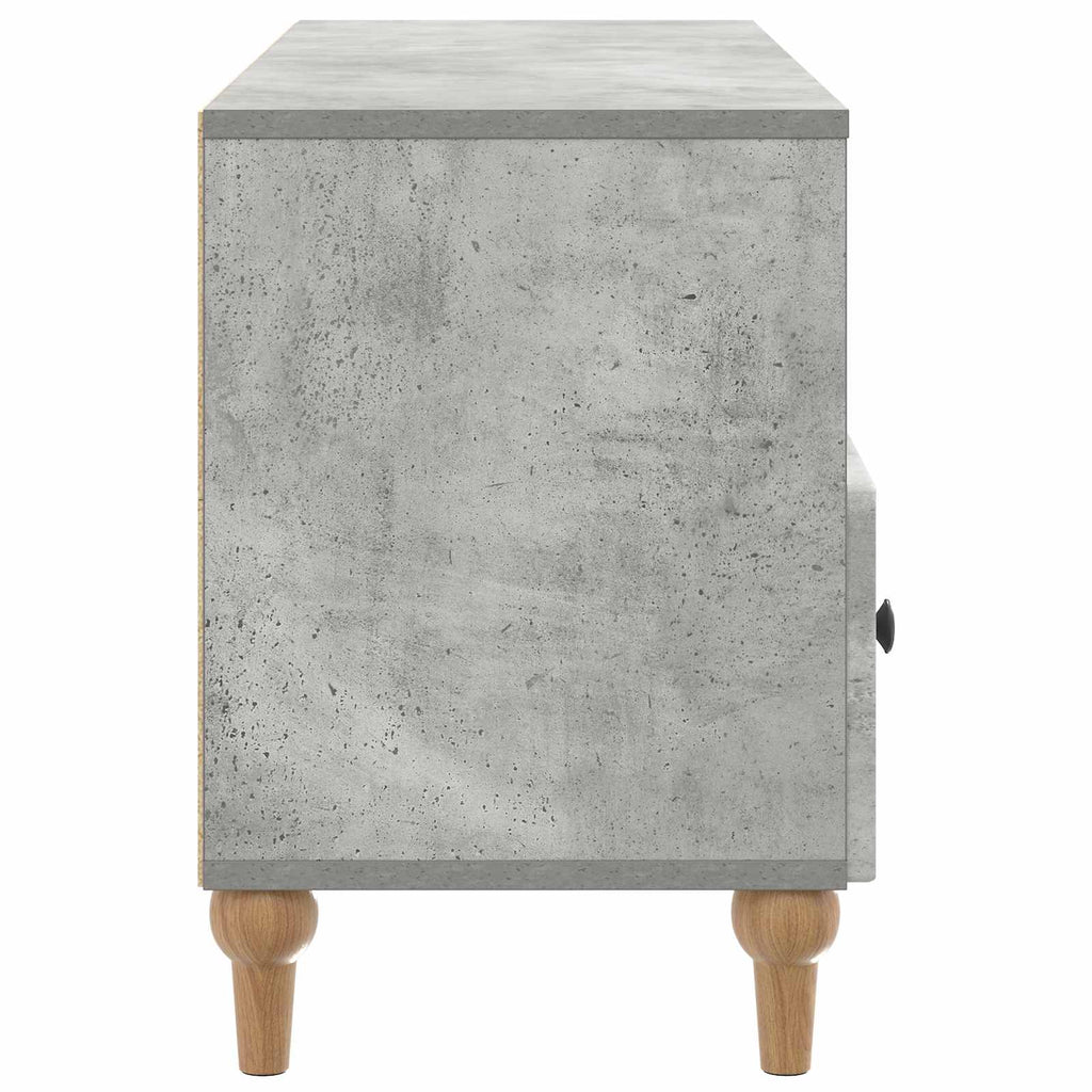 TV-Schränk Betongrau 102 x 34,5 x 50 cm Holzwerkstoff