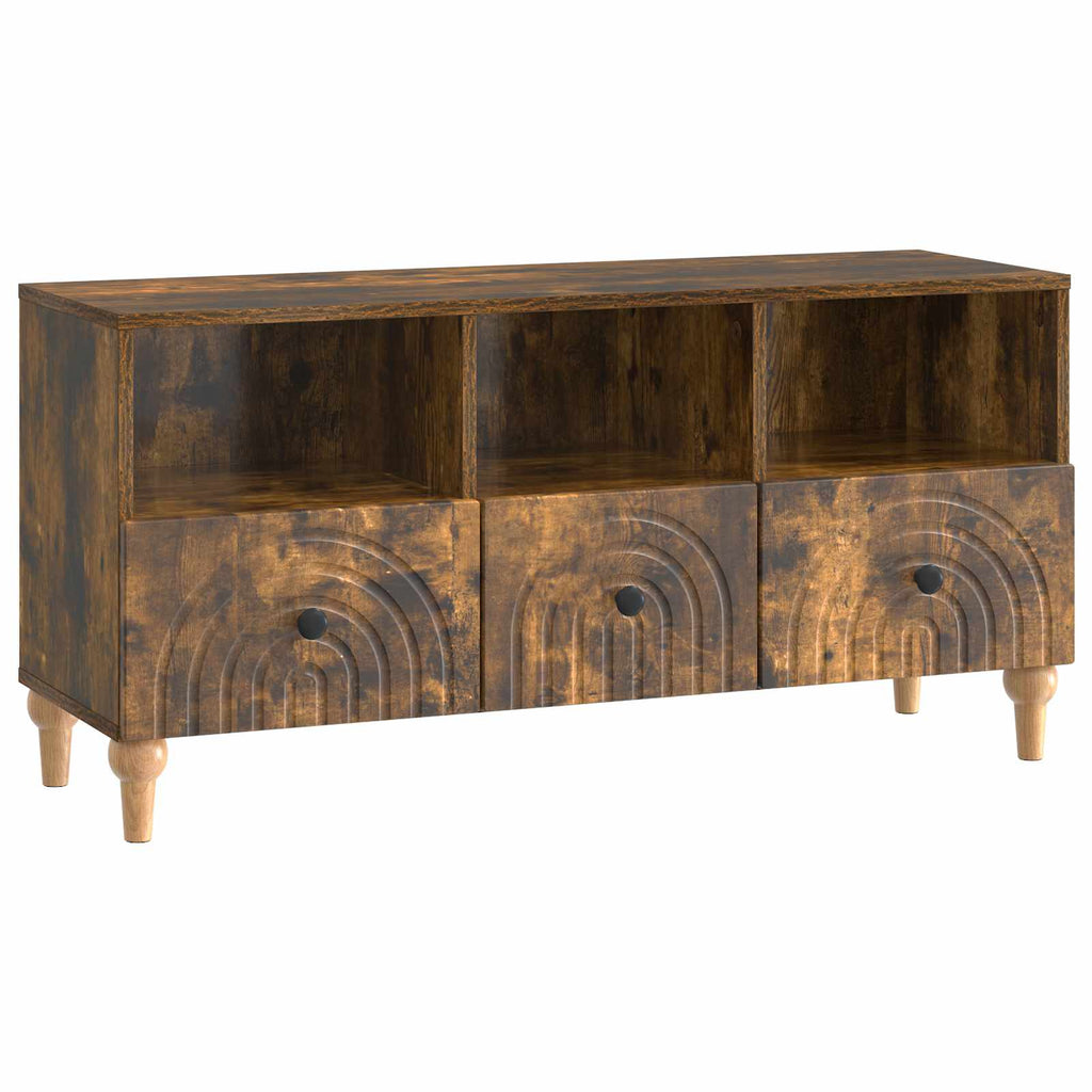 TV-Schränk Geräucherte Eiche 102 x 34,5 x 50 cm Holzwerkstoff