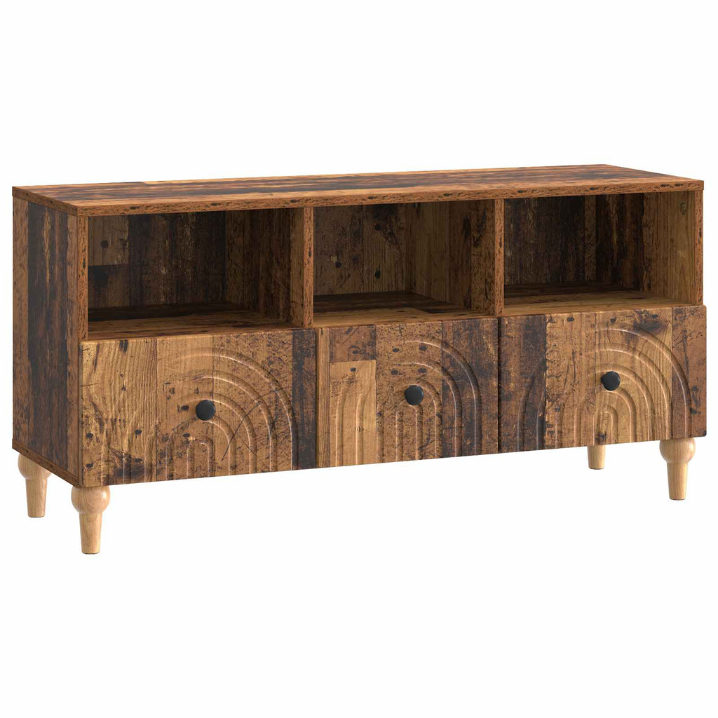 TV-Schränk Altholz 102 x 34,5 x 50 cm Holzwerkstoff