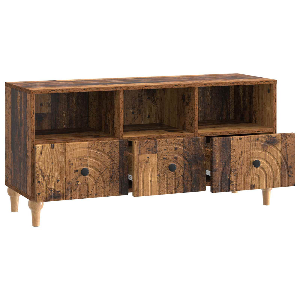 TV-Schränk Altholz 102 x 34,5 x 50 cm Holzwerkstoff