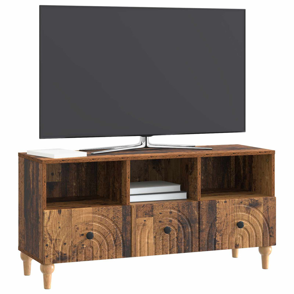 TV-Schränk Altholz 102 x 34,5 x 50 cm Holzwerkstoff