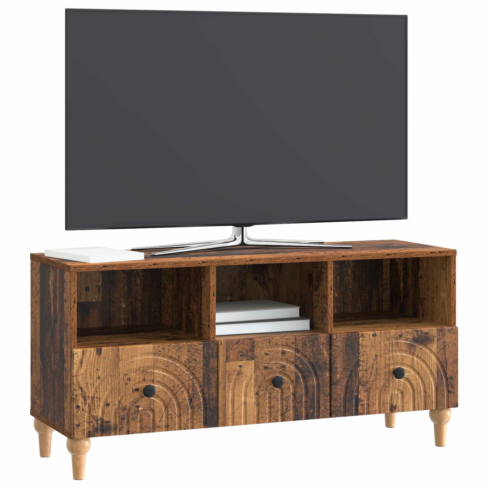 TV-Schränk Altholz 102 x 34,5 x 50 cm Holzwerkstoff