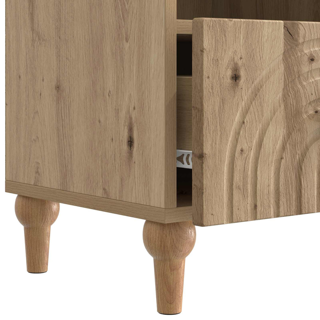 TV-Schränk Artisan-Eiche 102 x 34,5 x 50 cm Holzwerkstoff