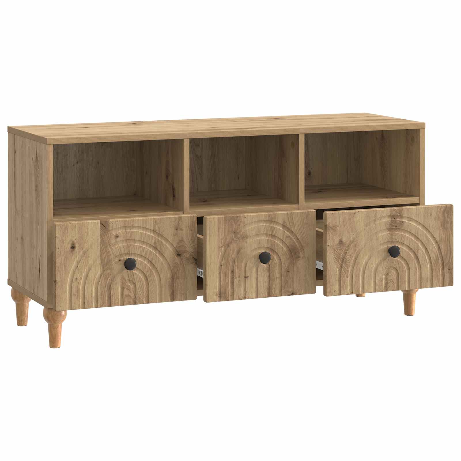TV-Schränk Artisan-Eiche 102 x 34,5 x 50 cm Holzwerkstoff