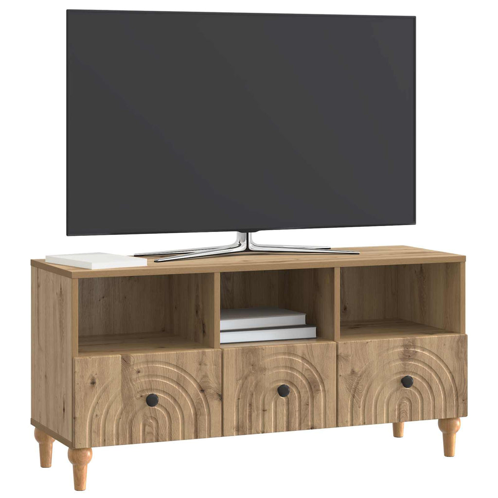 TV-Schränk Artisan-Eiche 102 x 34,5 x 50 cm Holzwerkstoff