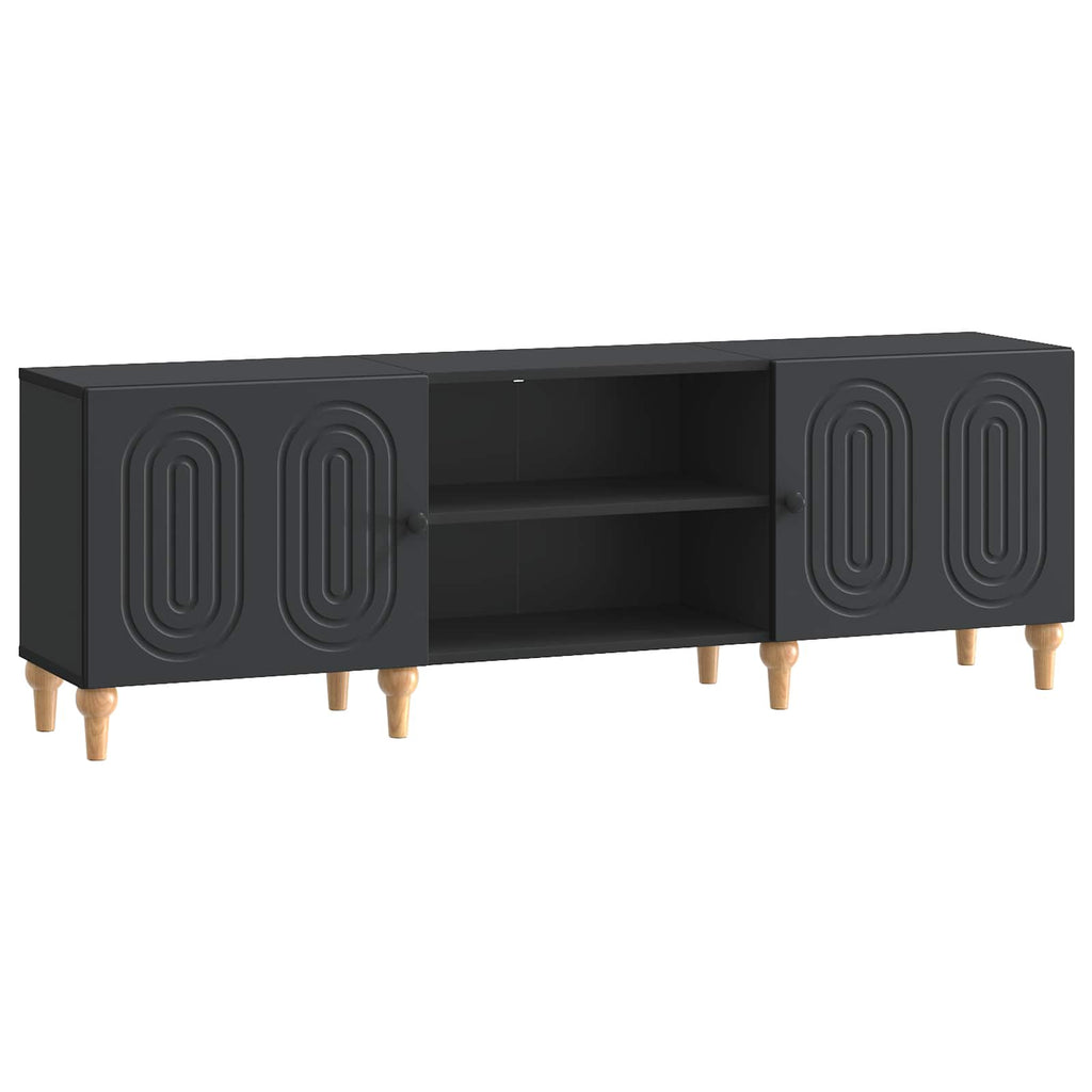 TV-Schränk Schwarz 150 x 31 x 50 cm Holzwerkstoff