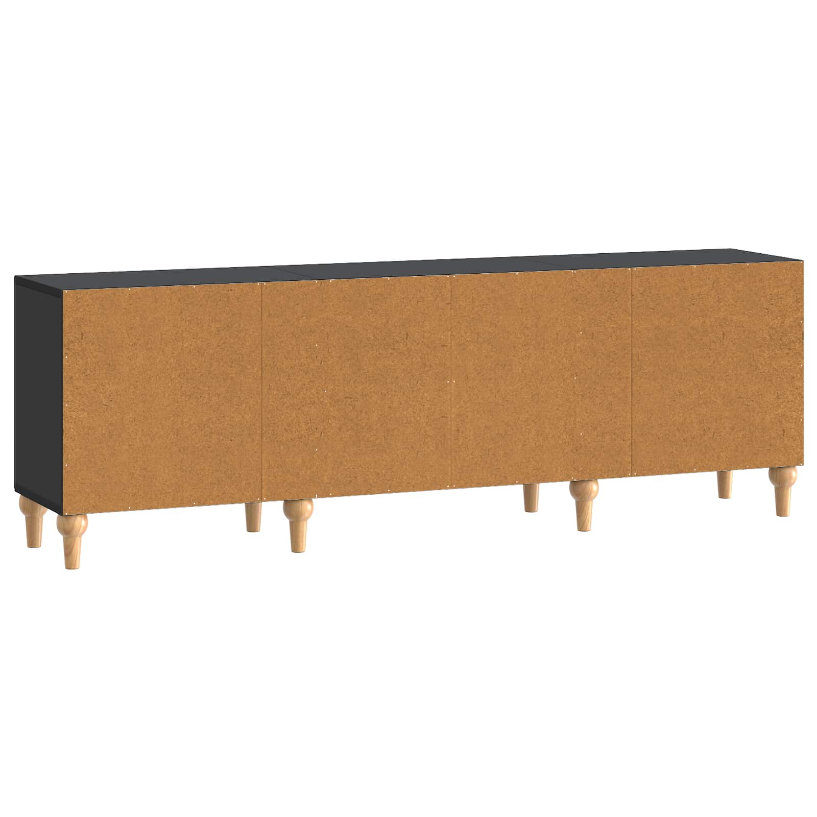 TV-Schränk Schwarz 150 x 31 x 50 cm Holzwerkstoff