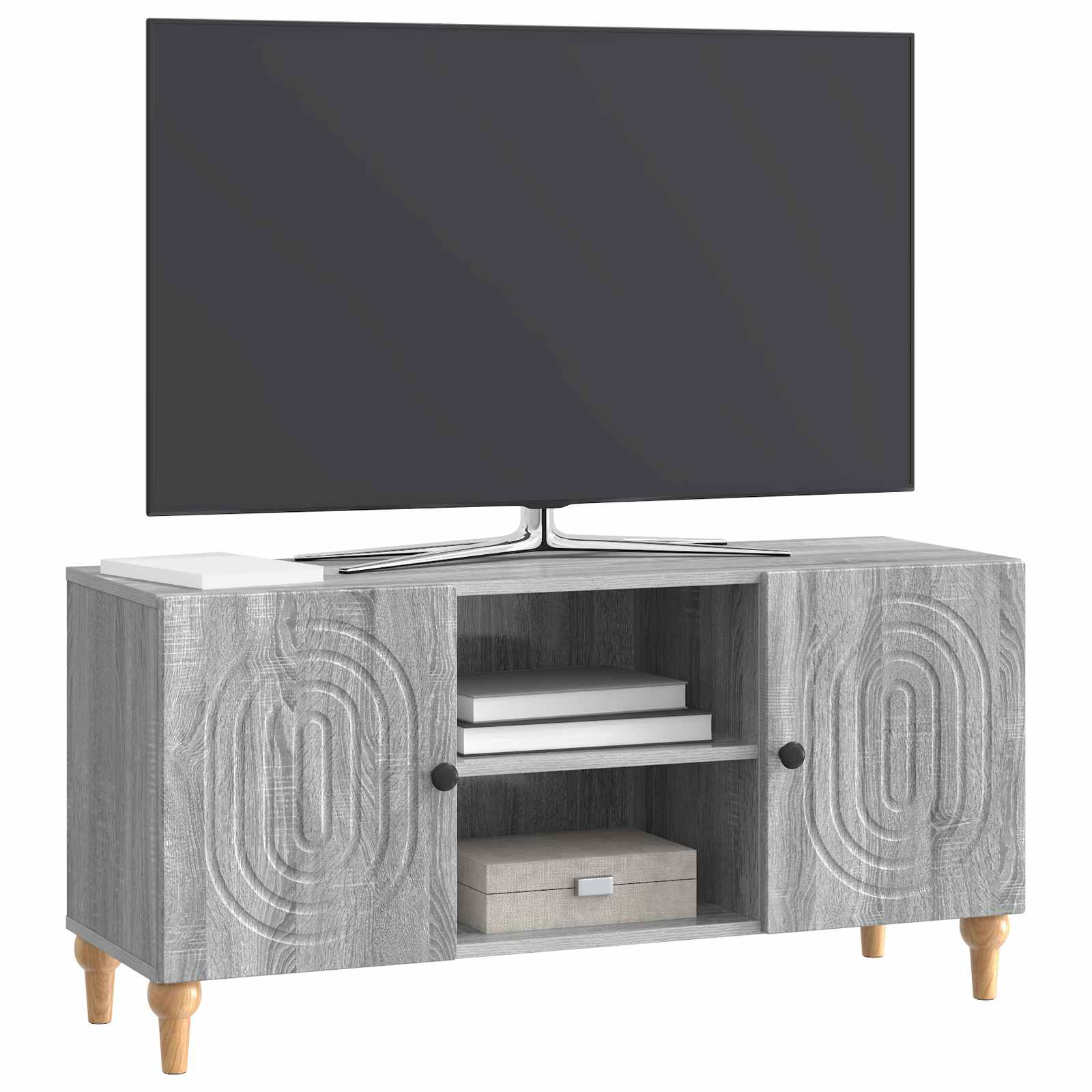 TV-Schränk Graues Sonoma 102 x 34,5 x 50 cm Holzwerkstoff