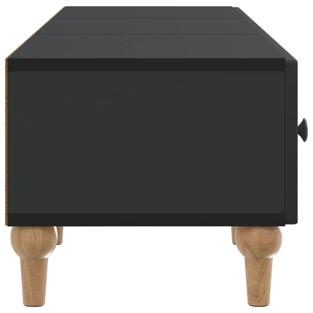 TV-Schränk Schwarz 147 x 34,5 x 30 cm Holzwerkstoff
