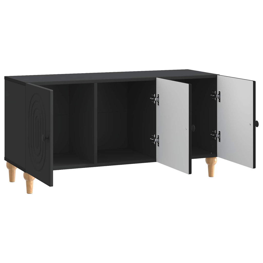 TV-Schränk Schwarz 99 x 34,5 x 50 cm Holzwerkstoff