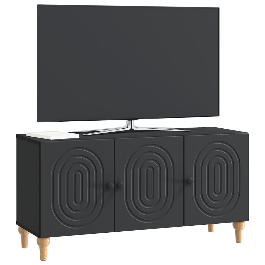 TV-Schränk Schwarz 99 x 34,5 x 50 cm Holzwerkstoff