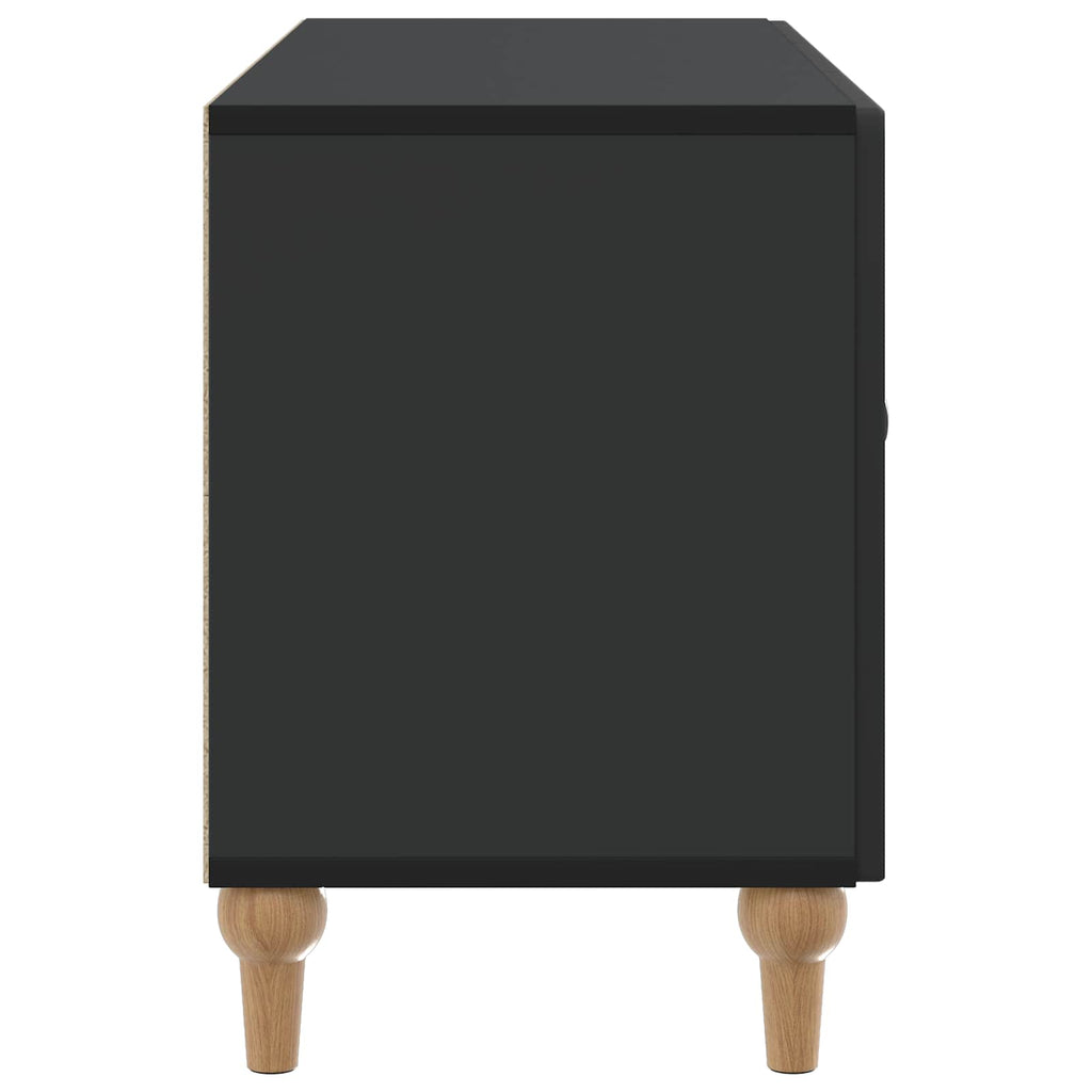 TV-Schränk Schwarz 99 x 34,5 x 50 cm Holzwerkstoff