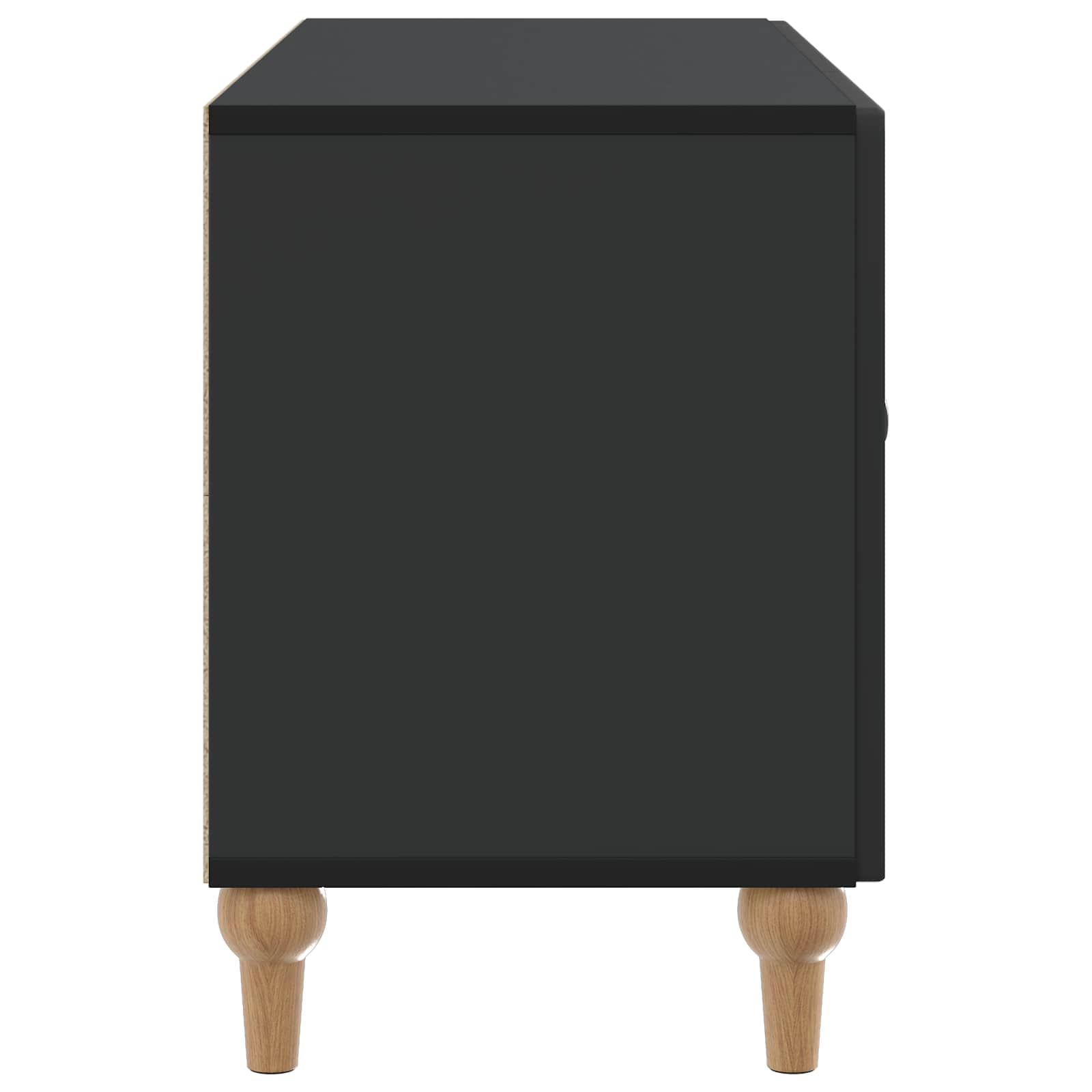 TV-Schränk Schwarz 99 x 34,5 x 50 cm Holzwerkstoff