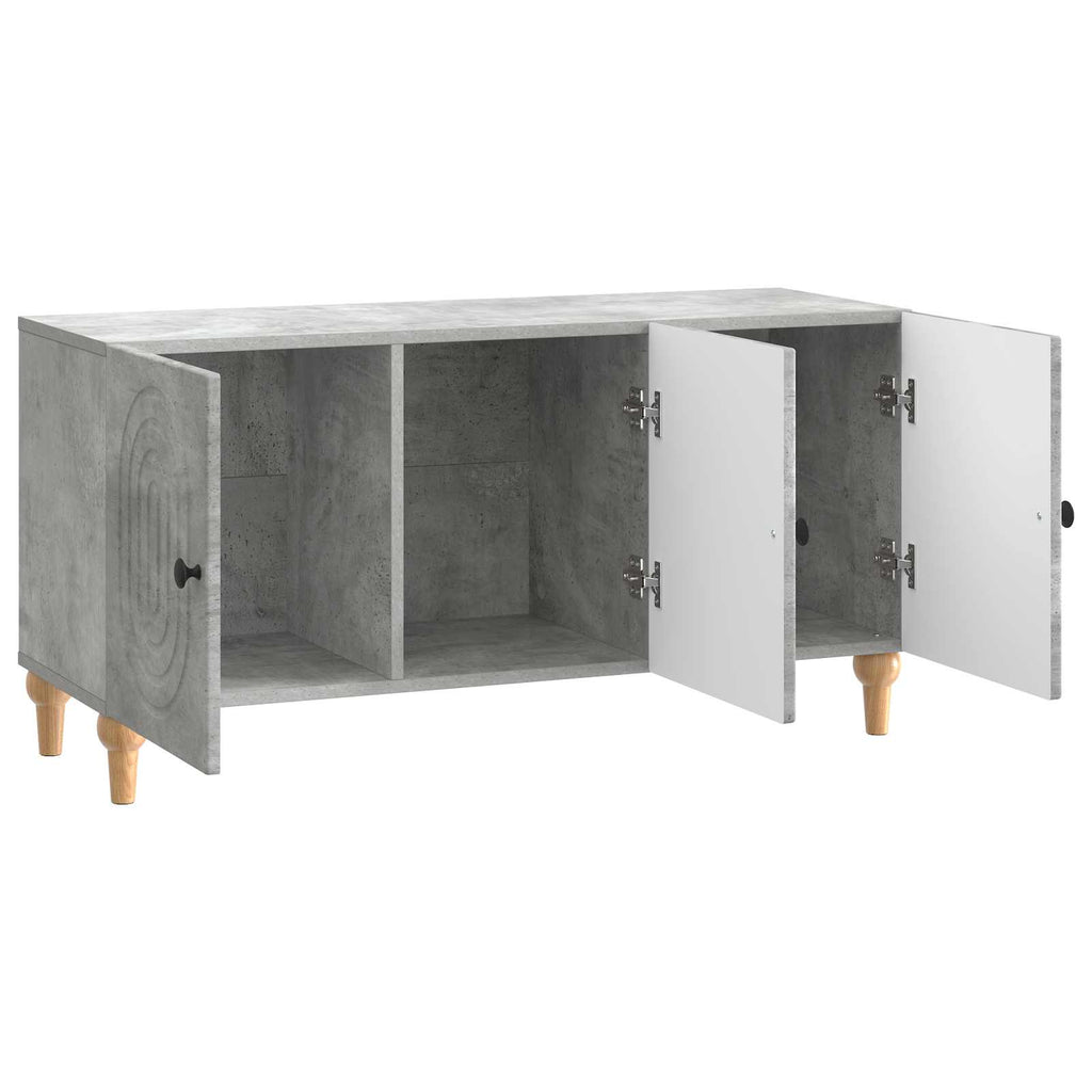 TV-Schränk Betongrau 99 x 34,5 x 50 cm Holzwerkstoff