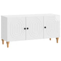 TV-Schränk Hochglanz Weiß 99 x 34,5 x 50 cm Holzwerkstoff