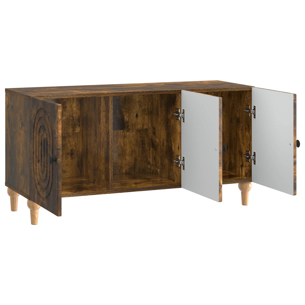TV-Schränk Geräucherte Eiche 99 x 34,5 x 50 cm Holzwerkstoff
