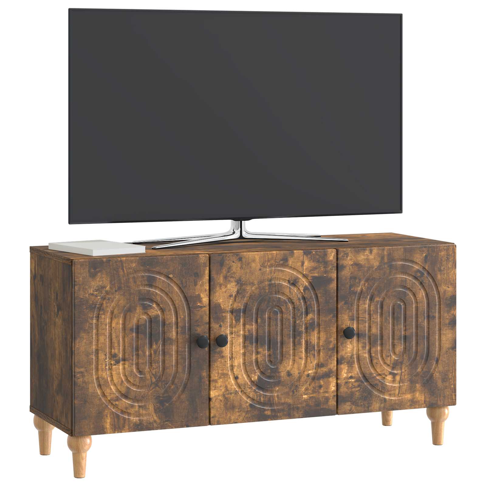 TV-Schränk Geräucherte Eiche 99 x 34,5 x 50 cm Holzwerkstoff