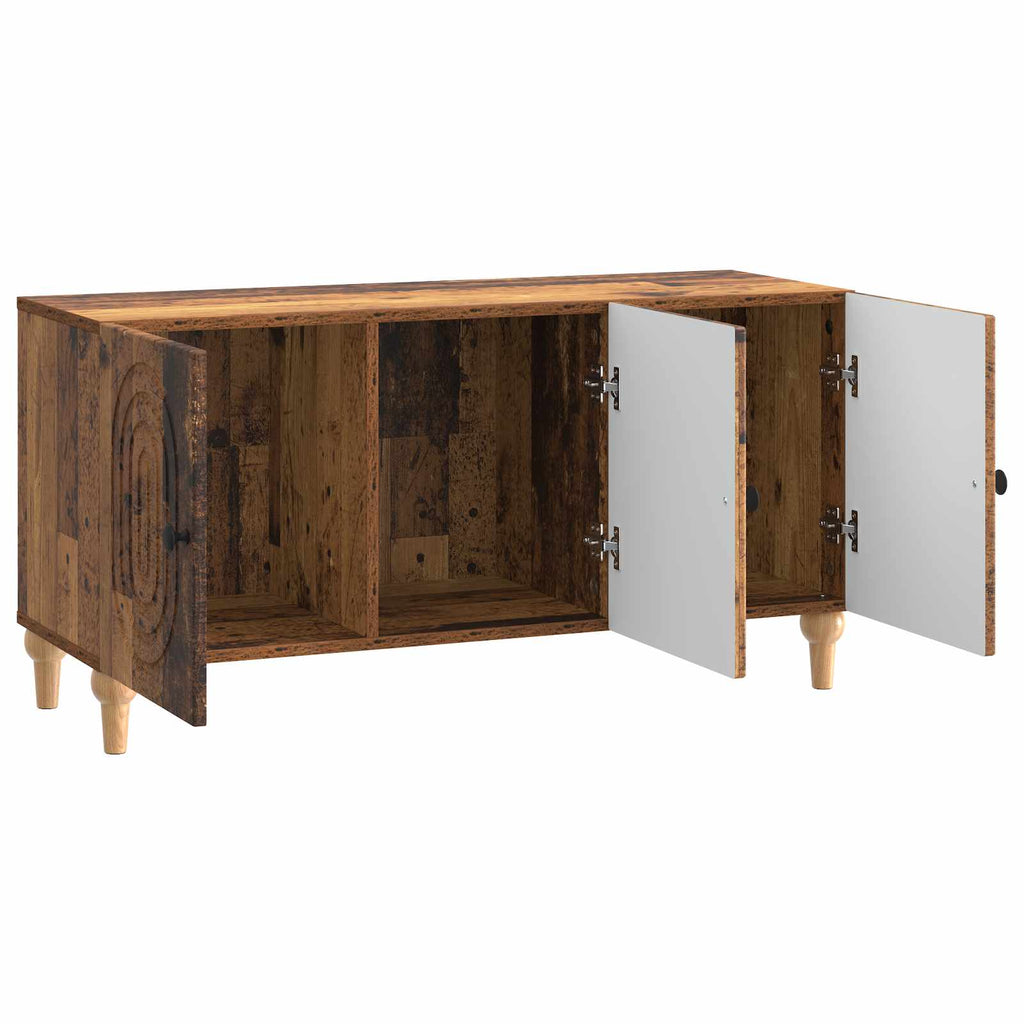 TV-Schränk Altholz 99 x 34,5 x 50 cm Holzwerkstoff