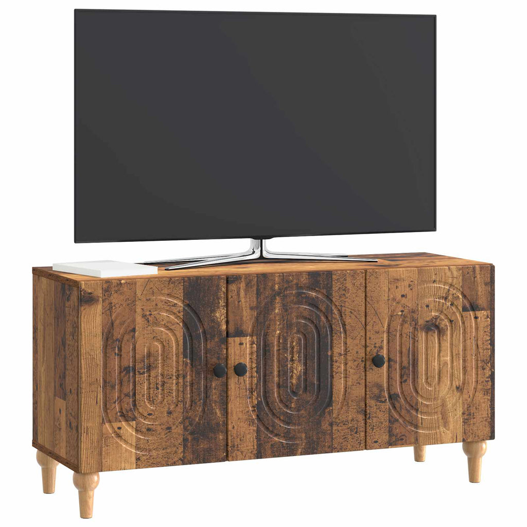 TV-Schränk Altholz 99 x 34,5 x 50 cm Holzwerkstoff