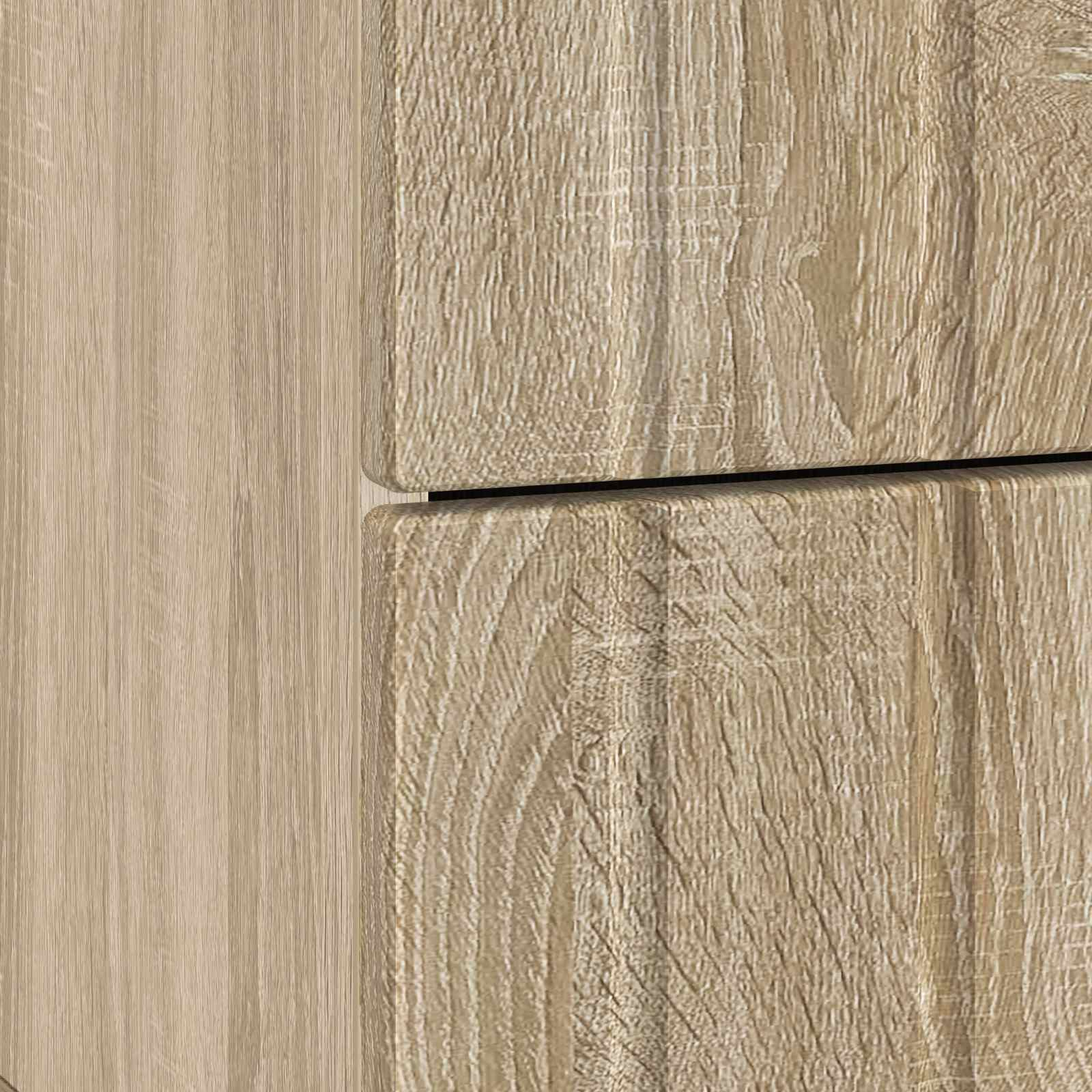 Nachttisch 2 pcs Sonoma-Eiche 43 x 34,5 x 49,5 cm Holzwerkstoff
