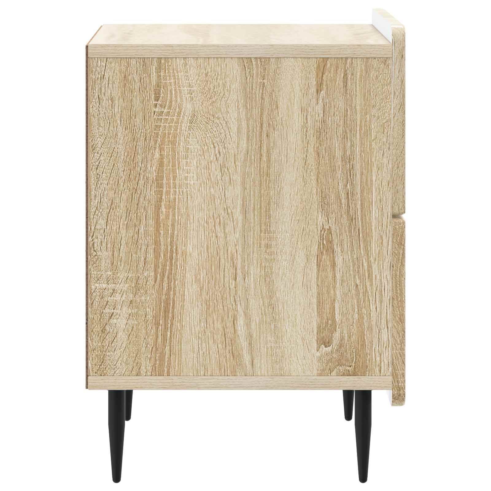 Nachttisch 2 pcs Sonoma-Eiche 43 x 34,5 x 49,5 cm Holzwerkstoff