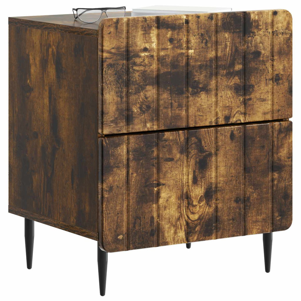 Nachttisch Geräucherte Eiche 43 x 34,5 x 49,5 cm Holzwerkstoff