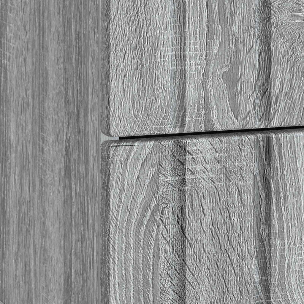 Nachttisch Graues Sonoma 43 x 34,5 x 49,5 cm Holzwerkstoff