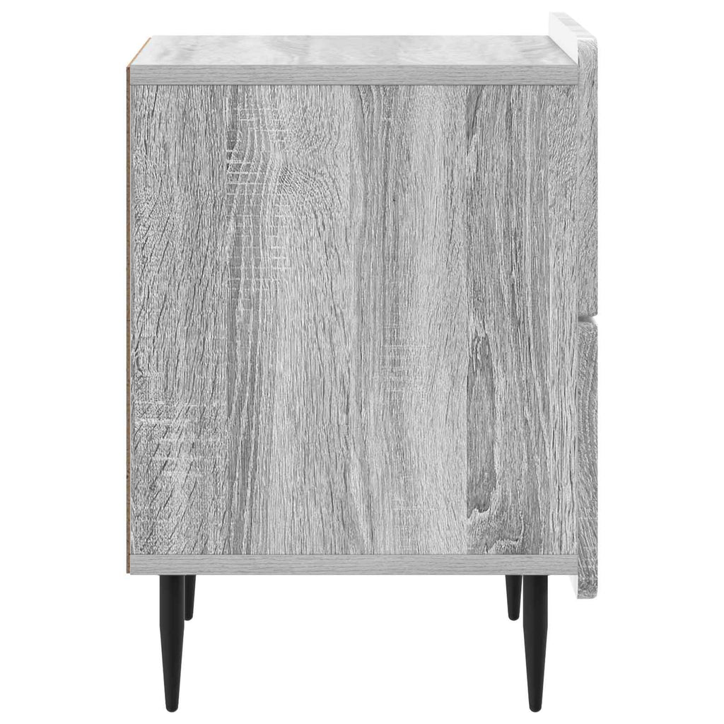 Nachttisch Graues Sonoma 43 x 34,5 x 49,5 cm Holzwerkstoff