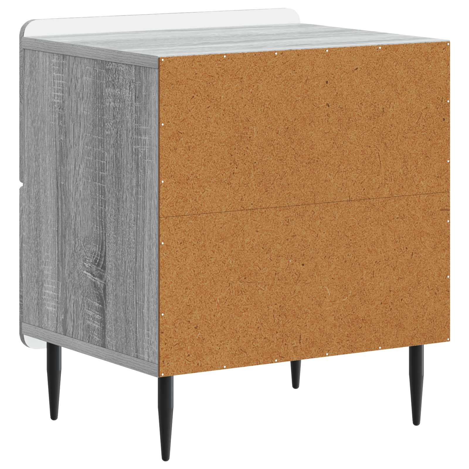 Nachttisch 2 pcs Graues Sonoma 43 x 34,5 x 49,5 cm