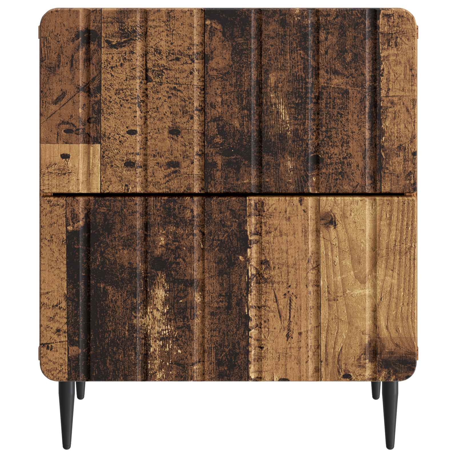 Nachttisch 2 pcs Altholz 43 x 34,5 x 49,5 cm Holzwerkstoff