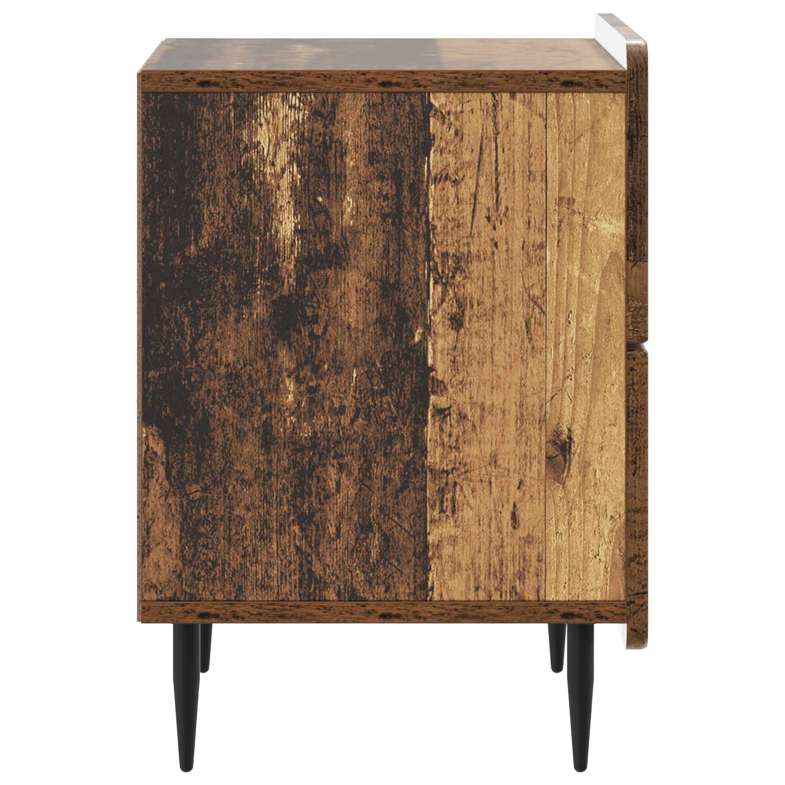 Nachttisch 2 pcs Altholz 43 x 34,5 x 49,5 cm Holzwerkstoff