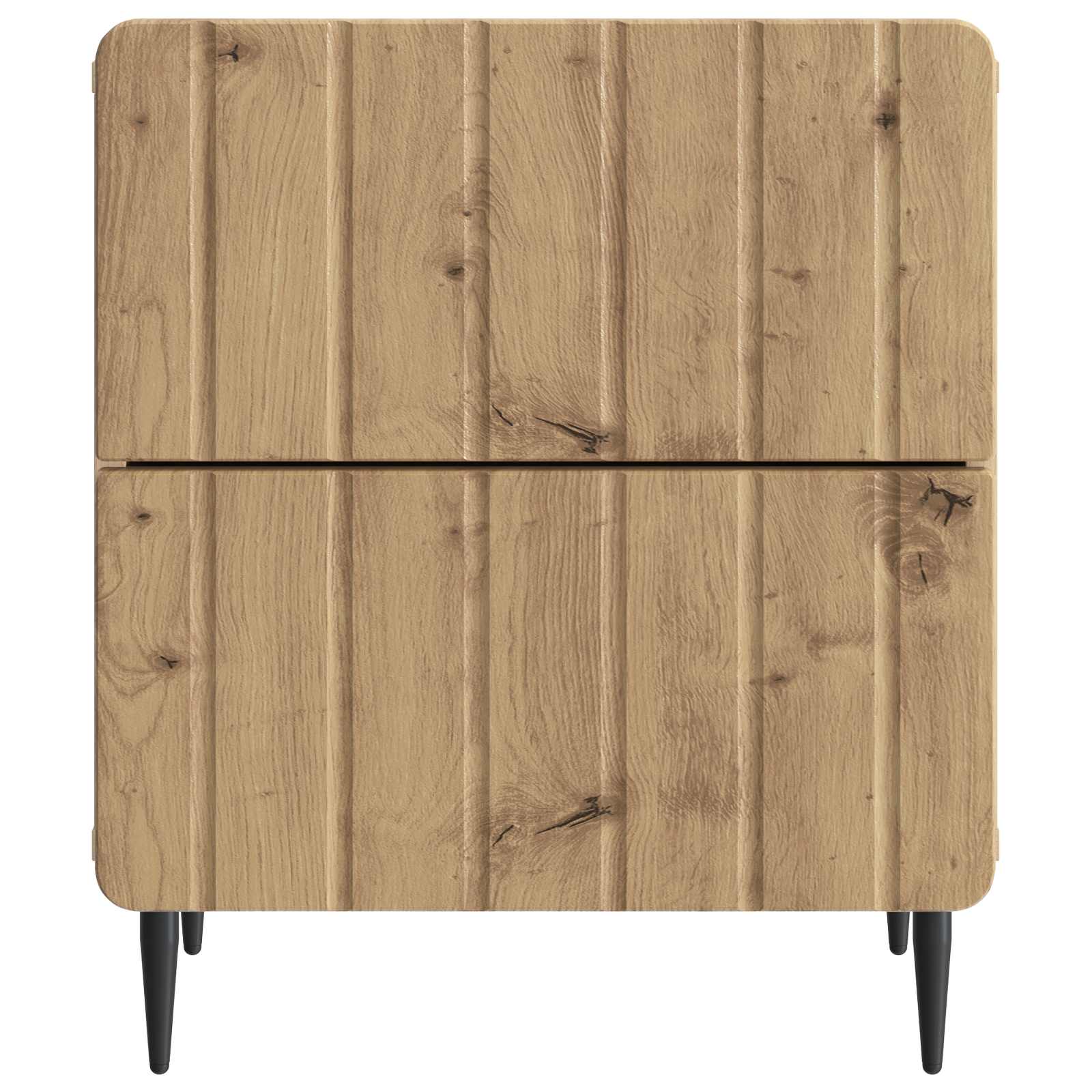 Nachttisch 2 pcs Artisan-Eiche 43 x 34,5 x 49,5 cm