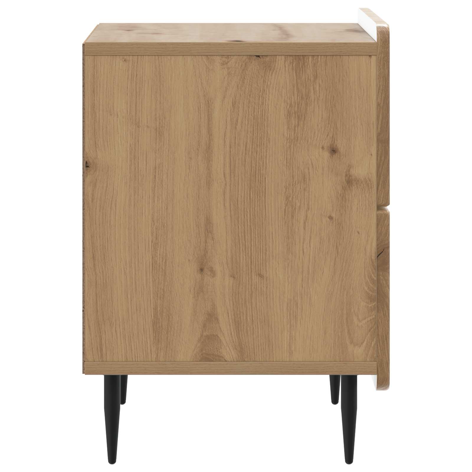 Nachttisch 2 pcs Artisan-Eiche 43 x 34,5 x 49,5 cm