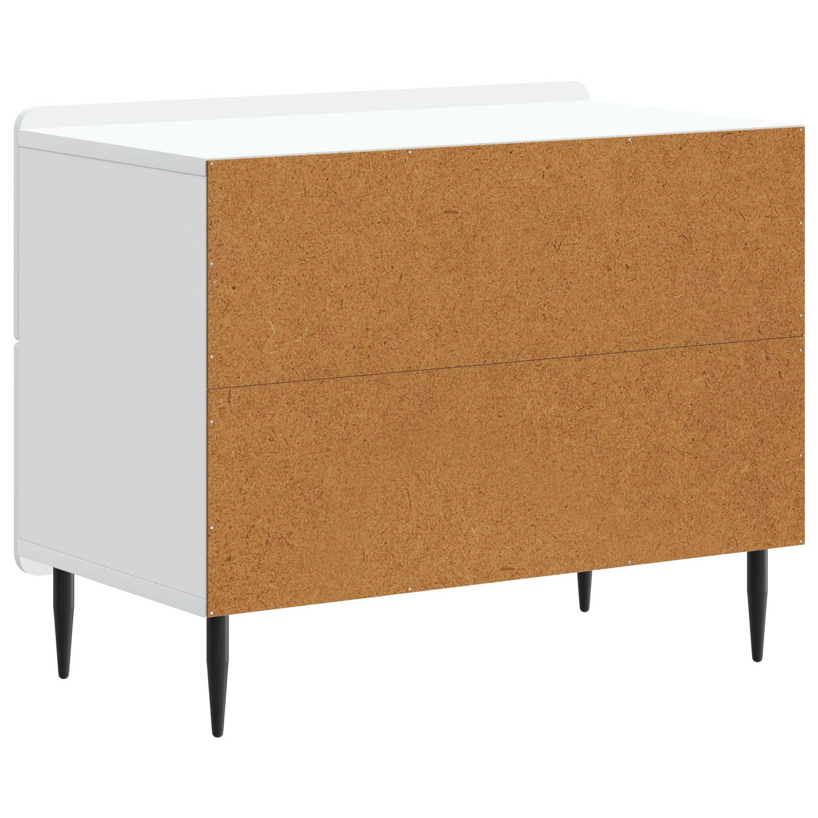 Nachttisch Weiß 62 x 34,5 x 49,5 cm Holzwerkstoff