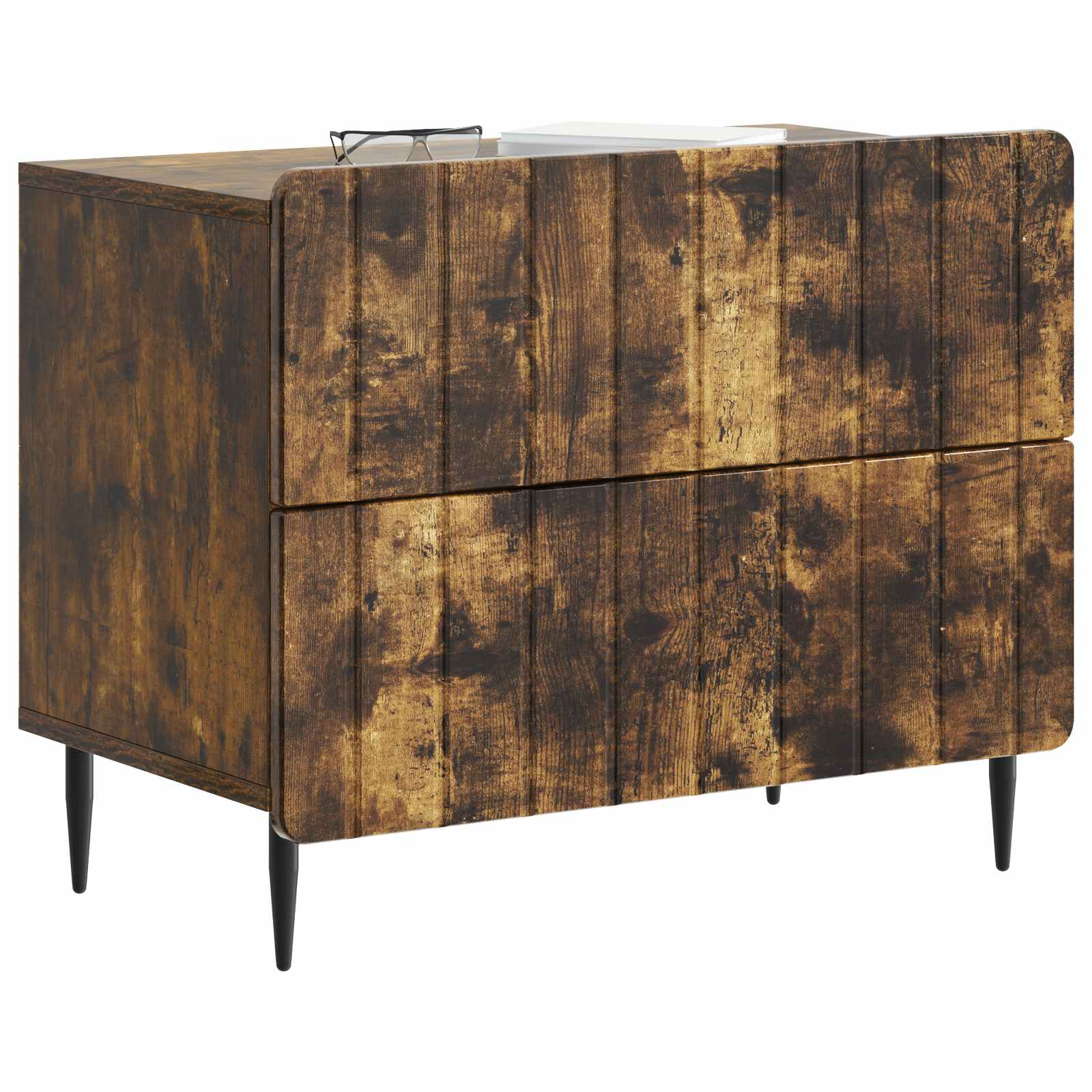 Nachttisch Geräucherte Eiche 62 x 34,5 x 49,5 cm Holzwerkstoff