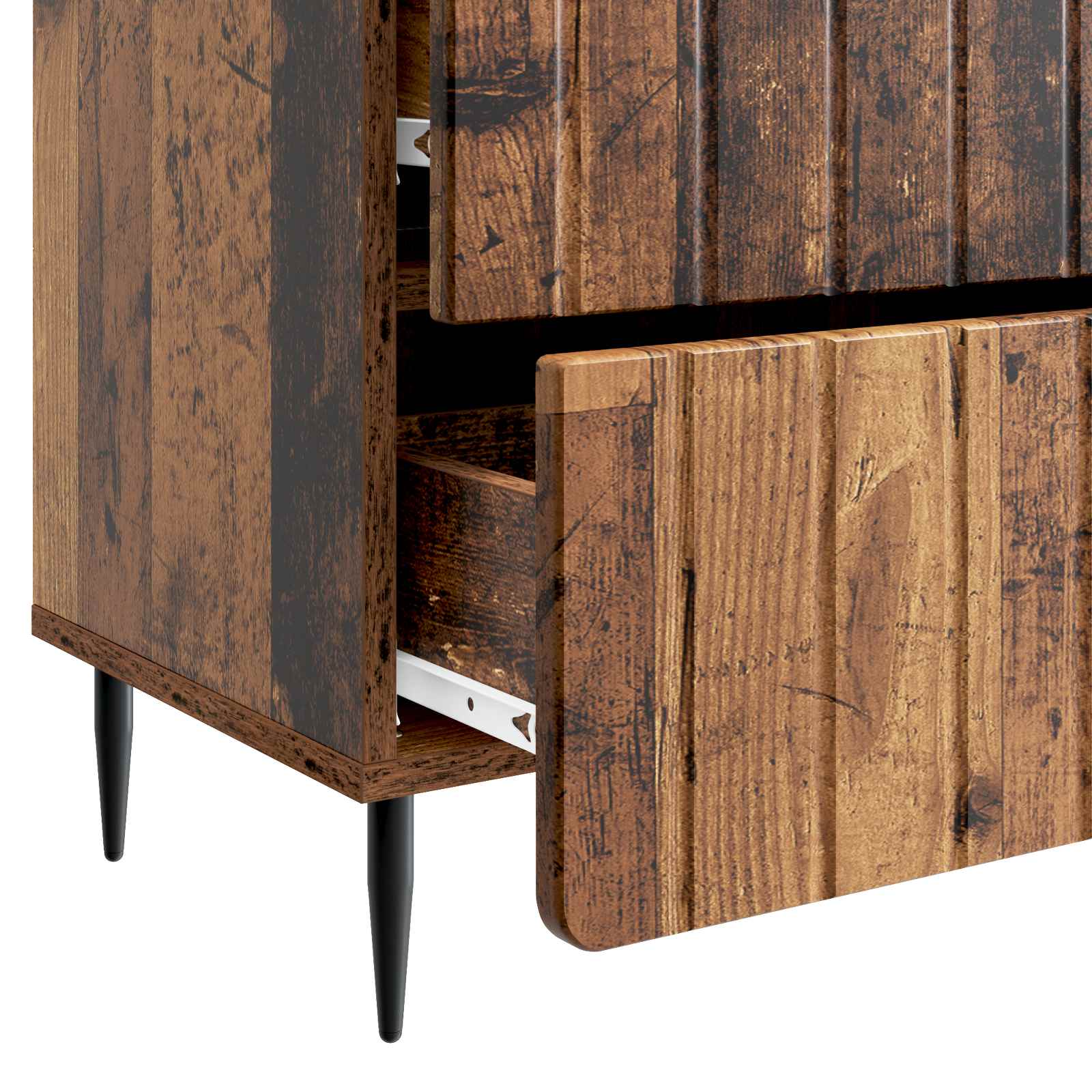 Nachttisch Altholz 62 x 34,5 x 49,5 cm Holzwerkstoff