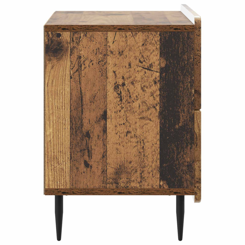 Nachttisch Altholz 62 x 34,5 x 49,5 cm Holzwerkstoff
