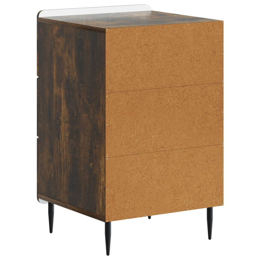 Nachttisch Geräucherte Eiche 43 x 41 x 68 cm Holzwerkstoff