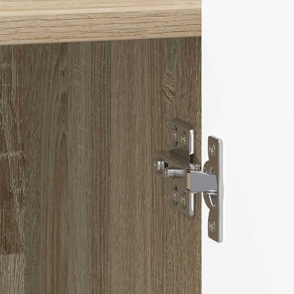 Nachttisch 2 pcs Sonoma-Eiche 43 x 34,5 x 52 cm Holzwerkstoff