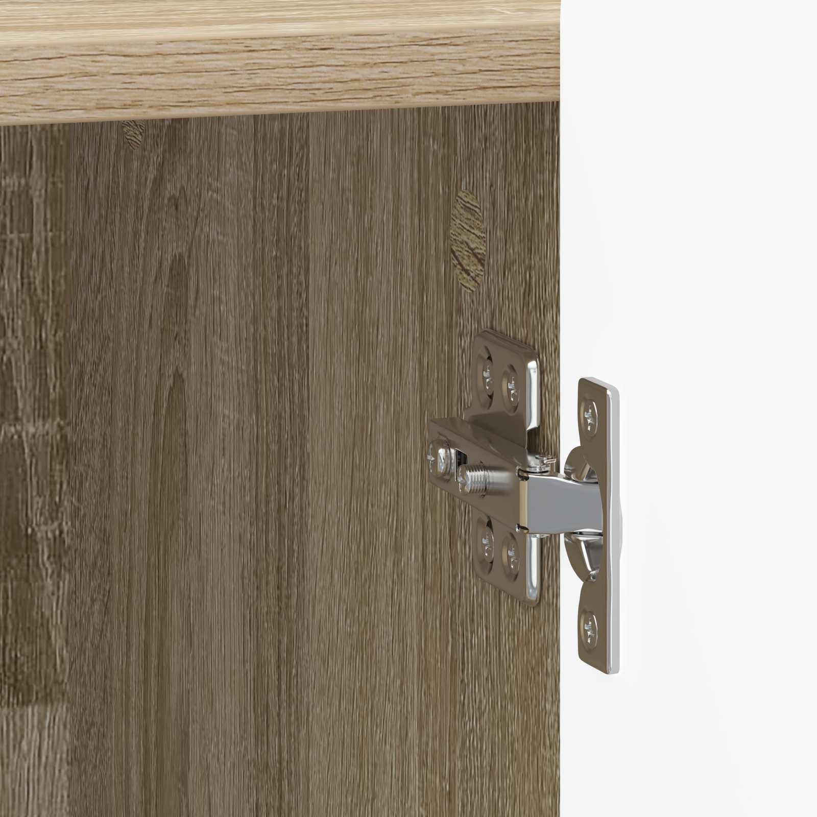 Nachttisch 2 pcs Sonoma-Eiche 43 x 34,5 x 52 cm Holzwerkstoff
