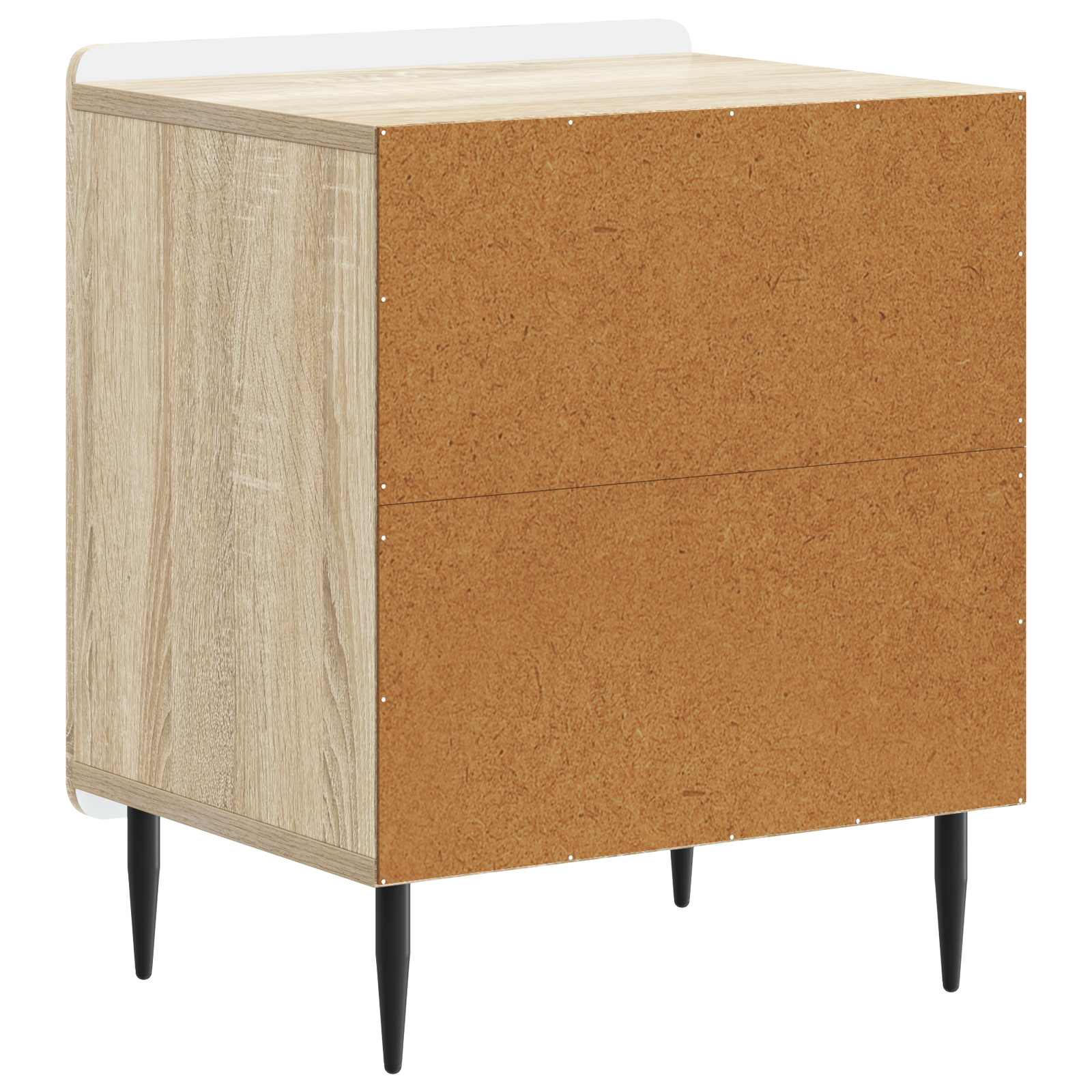 Nachttisch 2 pcs Sonoma-Eiche 43 x 34,5 x 52 cm Holzwerkstoff