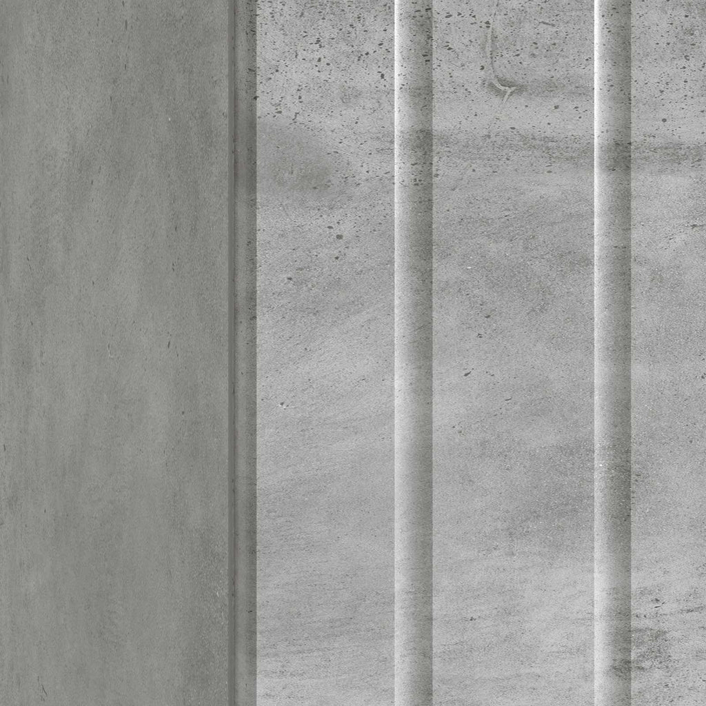 Nachttisch Betongrau 43 x 34,5 x 52 cm Holzwerkstoff