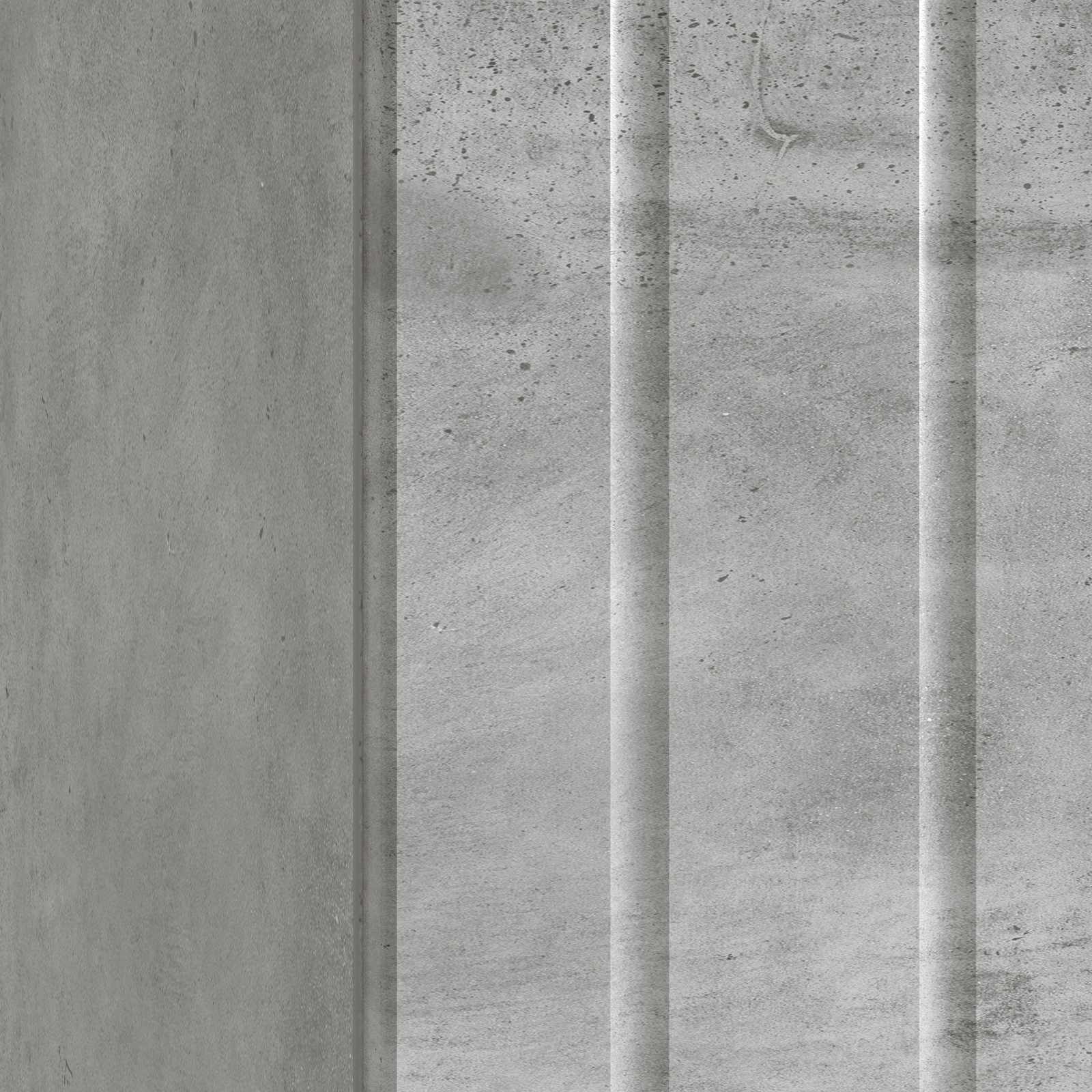 Nachttisch Betongrau 43 x 34,5 x 52 cm Holzwerkstoff