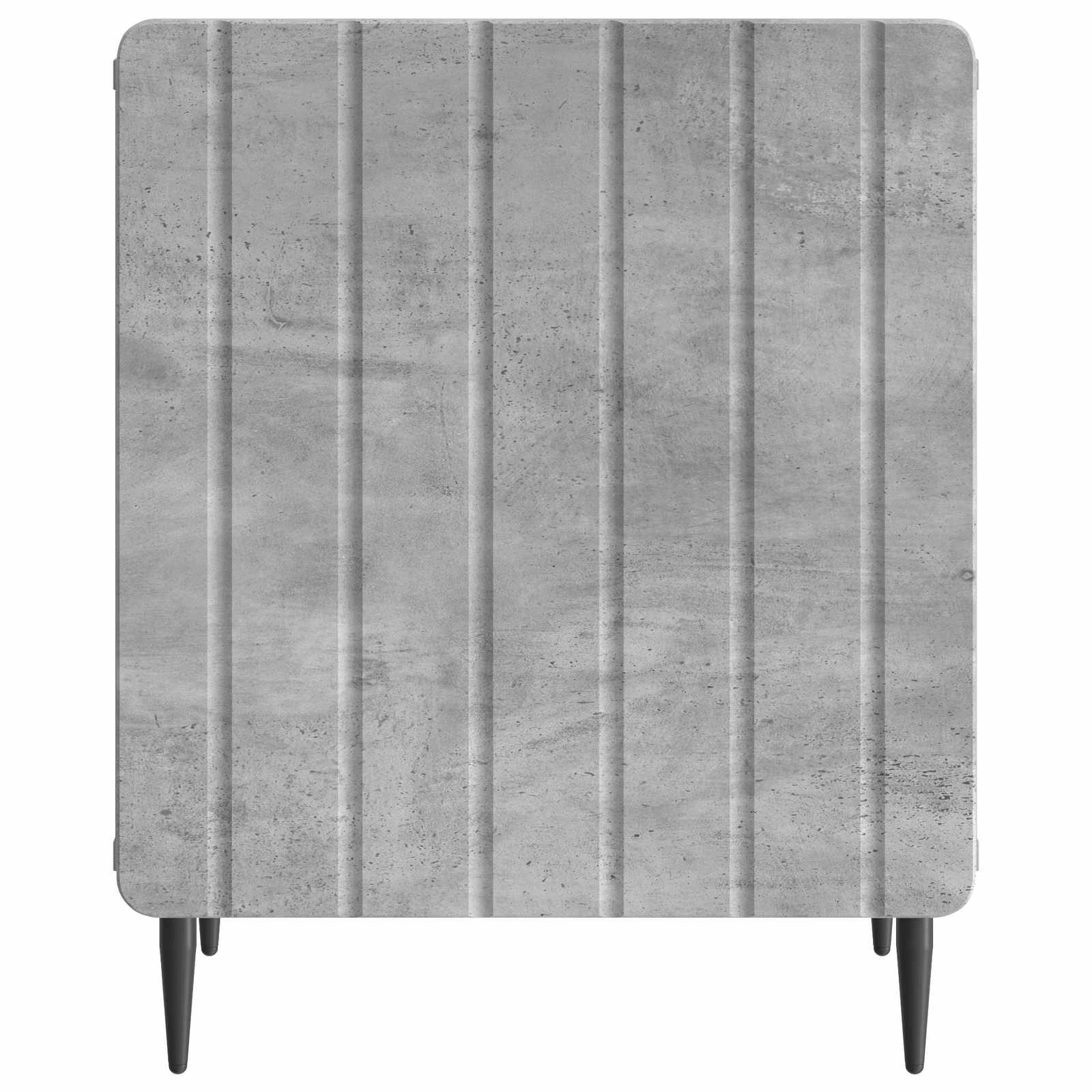 Nachttisch 2 pcs Betongrau 43 x 34,5 x 52 cm Holzwerkstoff