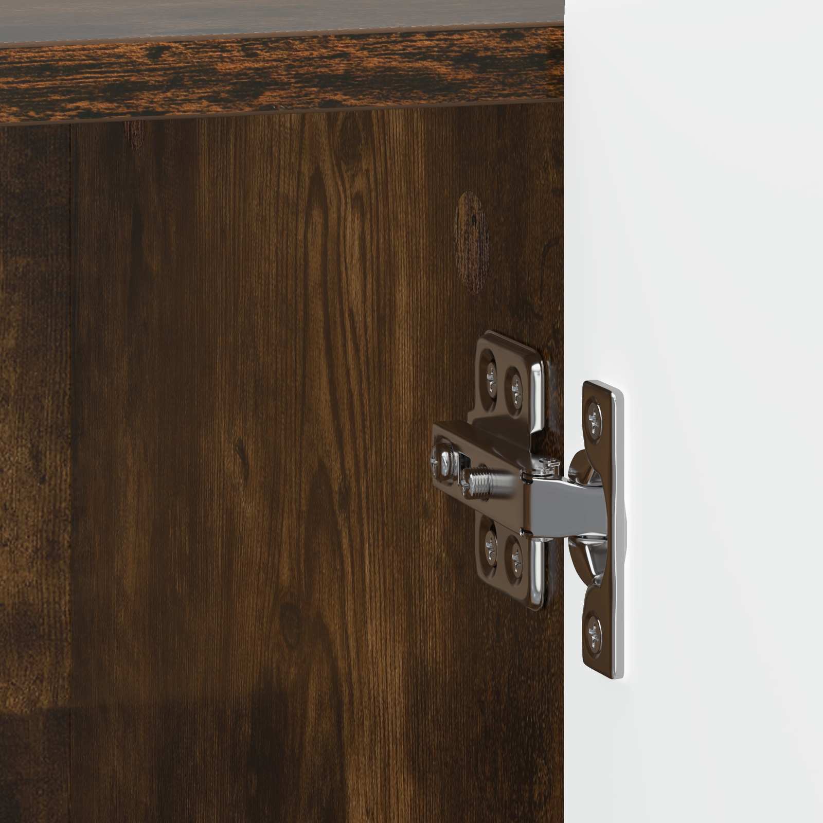 Nachttisch 2 pcs Geräucherte Eiche 43 x 34,5 x 52 cm